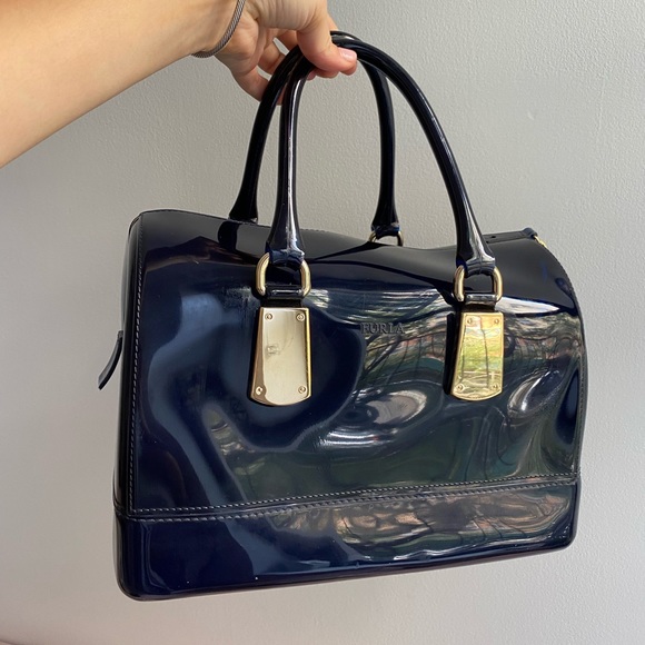 Furla Candy Bag in dark purple! - Picture 2 of 4